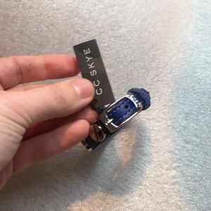 Cc Skye blue screw bracelet with silver screws